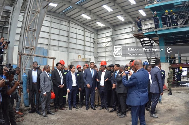 5 8 Bln Birr Tadash Steel Industry Inaugurated Ethiopian Press Agency